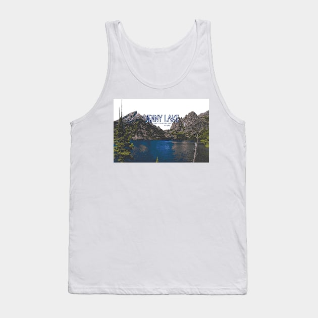 Jenny Lake, Grand Teton National Park Tank Top by Gestalt Imagery